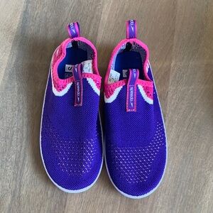 Speedo Kids Vibrant Purple and Pink water shoes